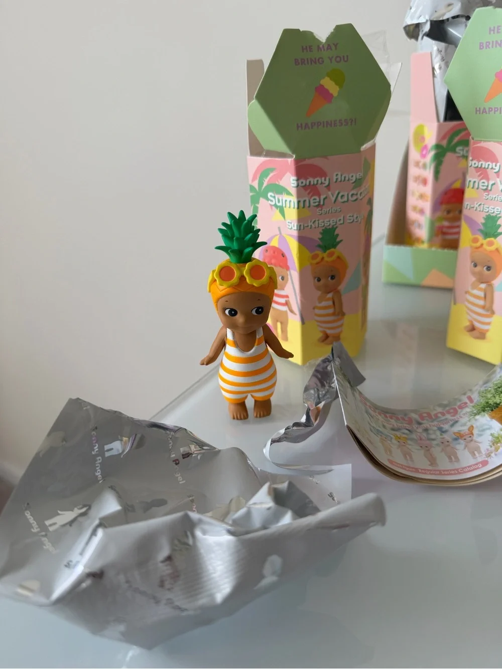 Sonny Angel Summer Series Pineapple tan blind box figure